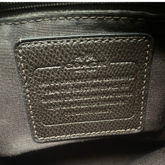 Coach Morgan Satchel Python Embossed Leather Handbag EUC - Picture 2 of 7